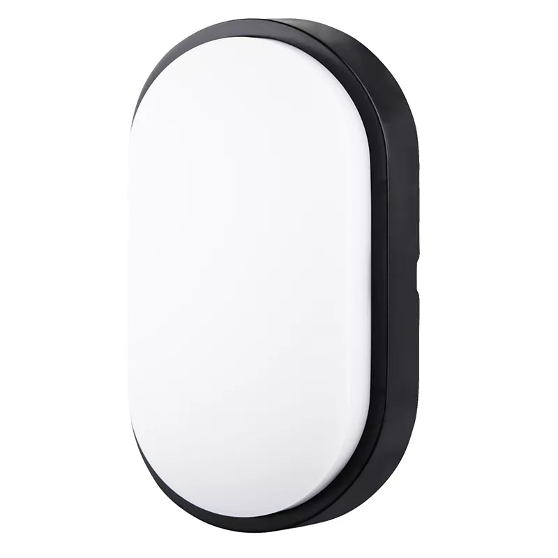 Aplique de Exterior con IP54 Serie Oval de LightED Negro 4000K 14W