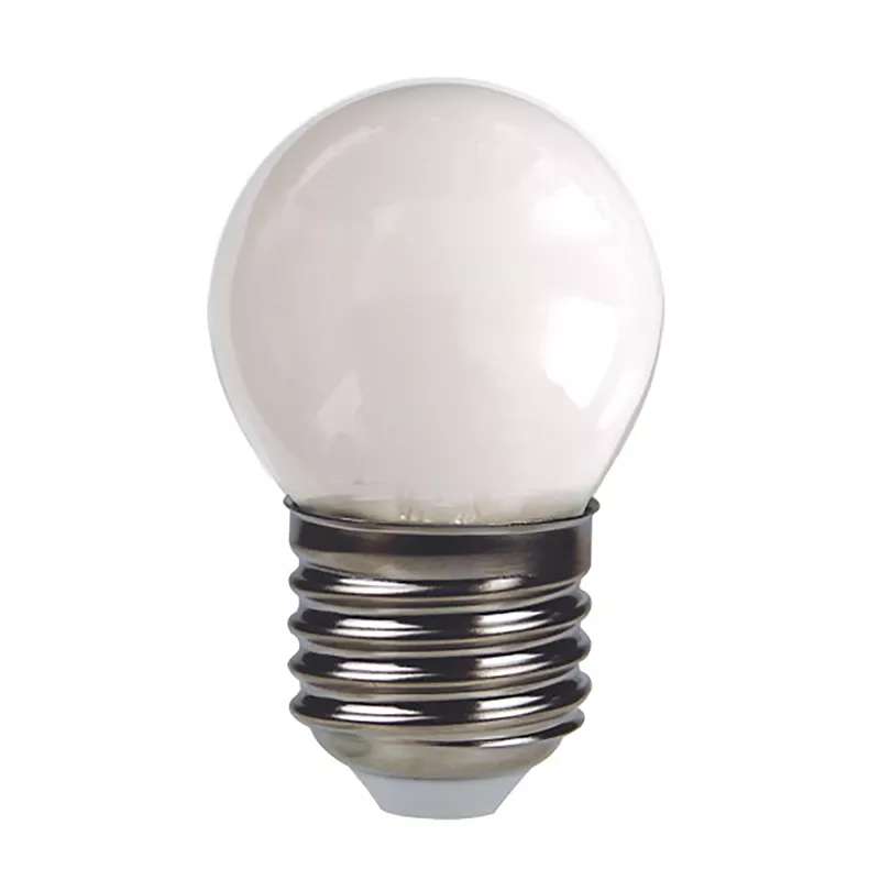 Ampoule à filament LED E27 Opale G45