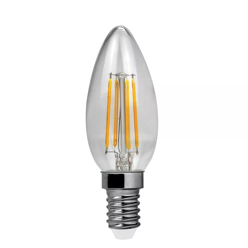 Flama LED Filamento 6W E14 Luz Cálida 3000K