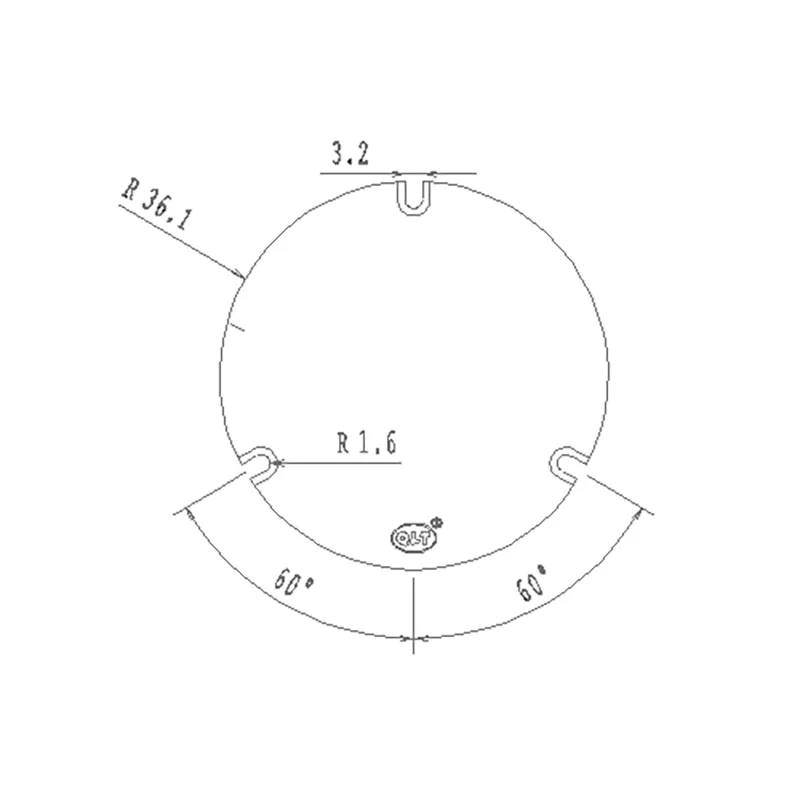 Pad Térmico para Módulo LED de QLT High Voltage Alu Round 230VAC 17.5W