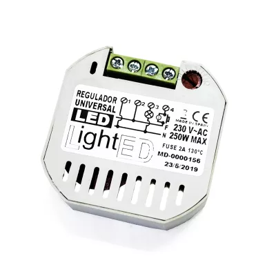 Regulador Universal de Pulsador 250W LightED