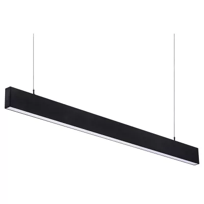 Lineal LED de Suspensión Serie Curie 20W Negra