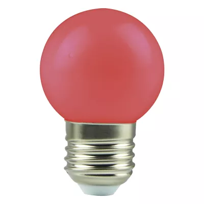 Ampoule LED sphérique décorative rouge