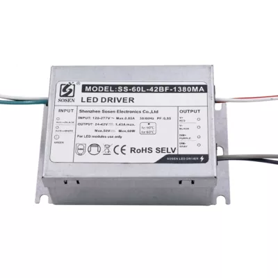 Driver Sosen de Corriente Constante Serie L de 60W a 1250mA