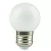 Ampoule LED sphérique décorative blanche opale